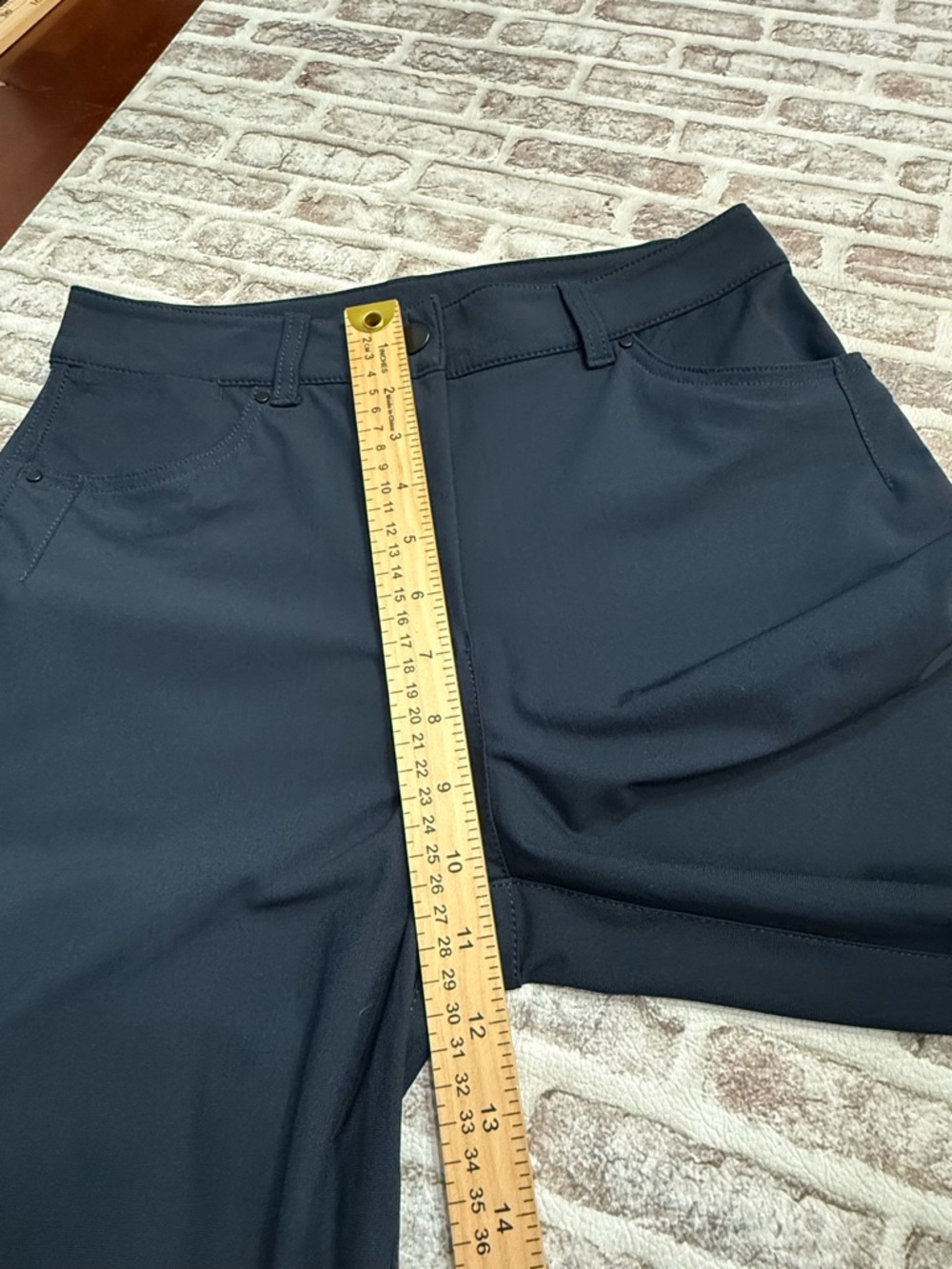 Lululemon City Sleek 5 Pocket Pant 30" True Navy Blue Warpstreme Women’s 6 - Picture 8 of 13